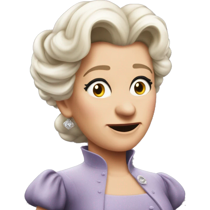 Ursula von der Leyenl photorealistic shrugs emoji