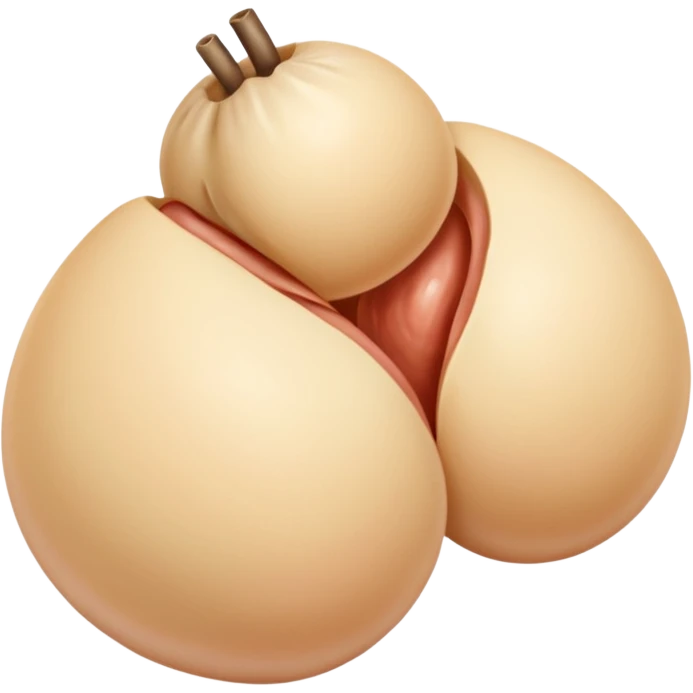 anatomically correct testicles emoji