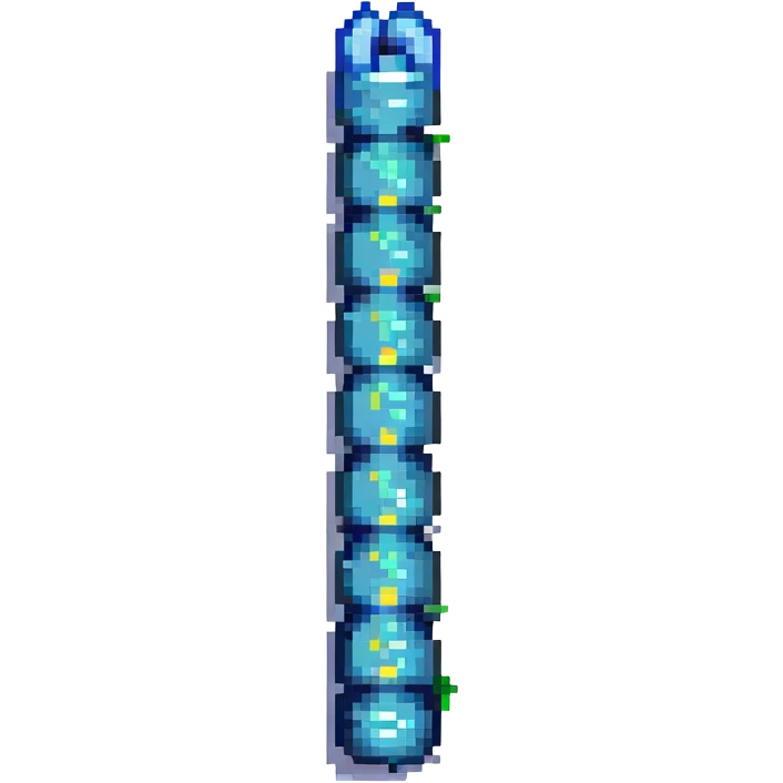 pixel art of a chromosome emoji