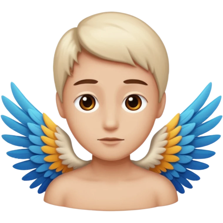 Only Single Wings of left side emoji