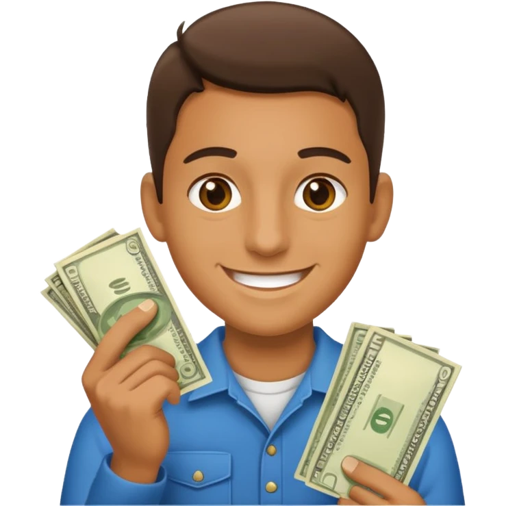 Ladron the money emoji