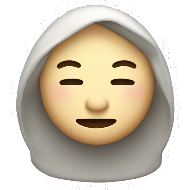generate an image of an sleeeping emoji emoji