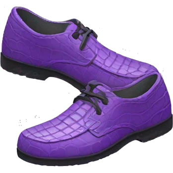 purple croc shoe emoji