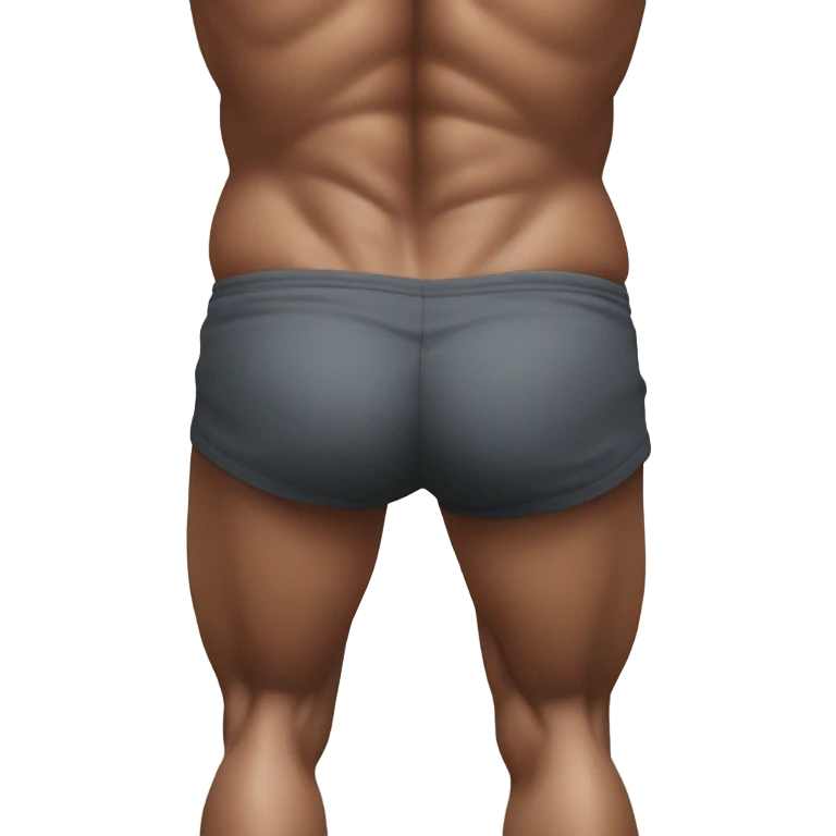 Legs from behind squat emoji