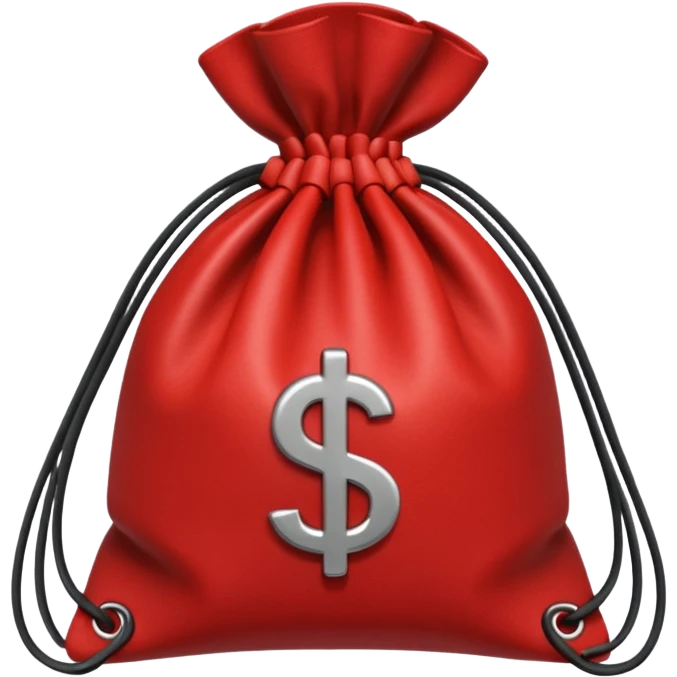 red money bag emoji