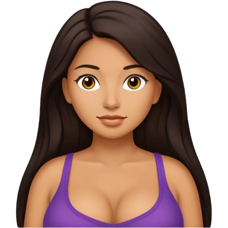 Hot Latina with big tits emoji