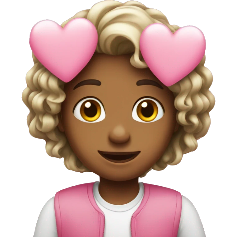 pink hearts emoji