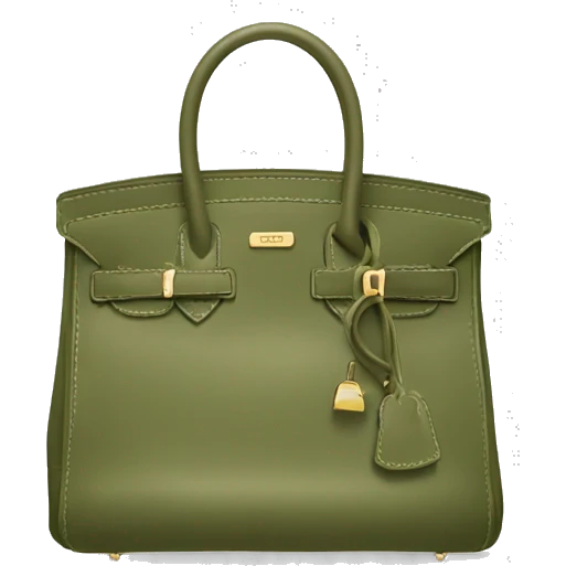 Khaki green birkin bag  emoji