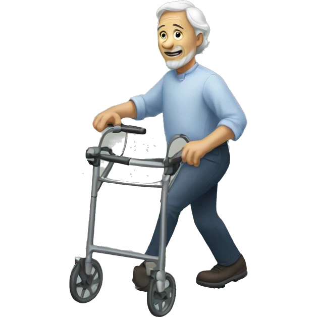 Hand walker emoji