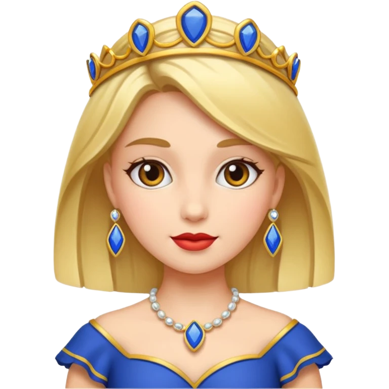very fancy girl european emoji
