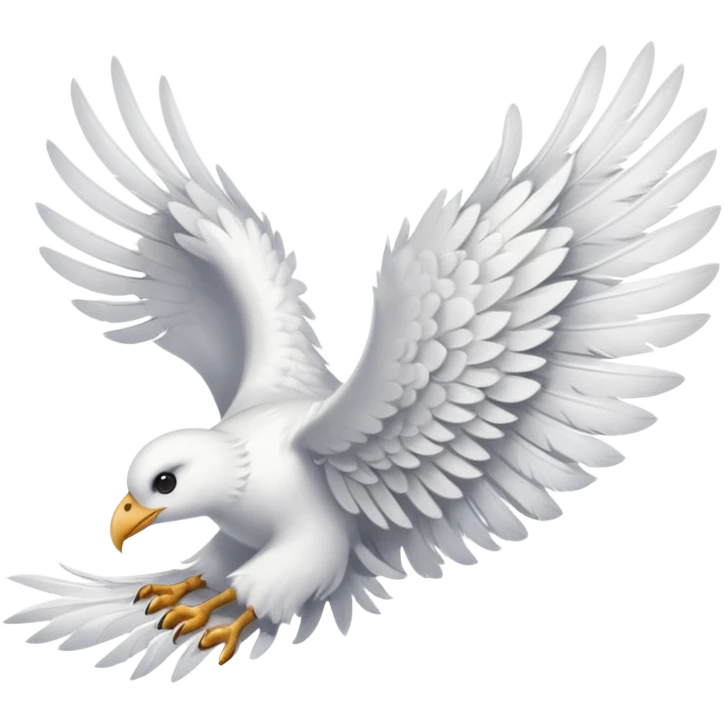 Only single Wings of right side emoji