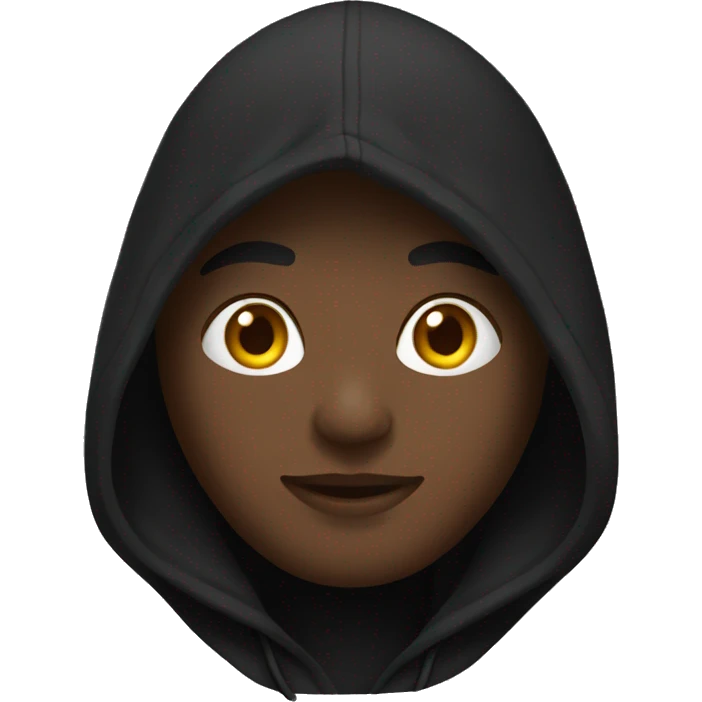 Black hoodie emoji