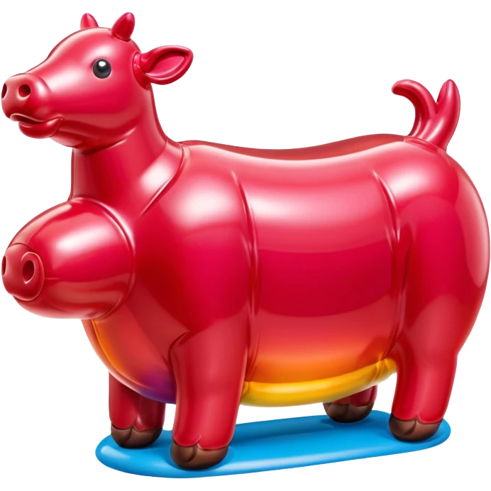  SPAM jeff koons style inflatable meat sculpture  emoji