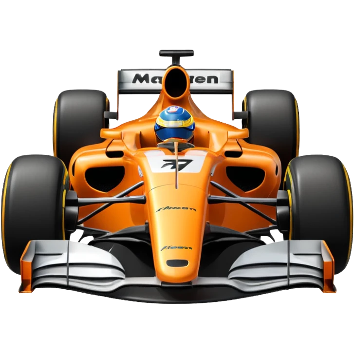 A McLaren formula one car emoji