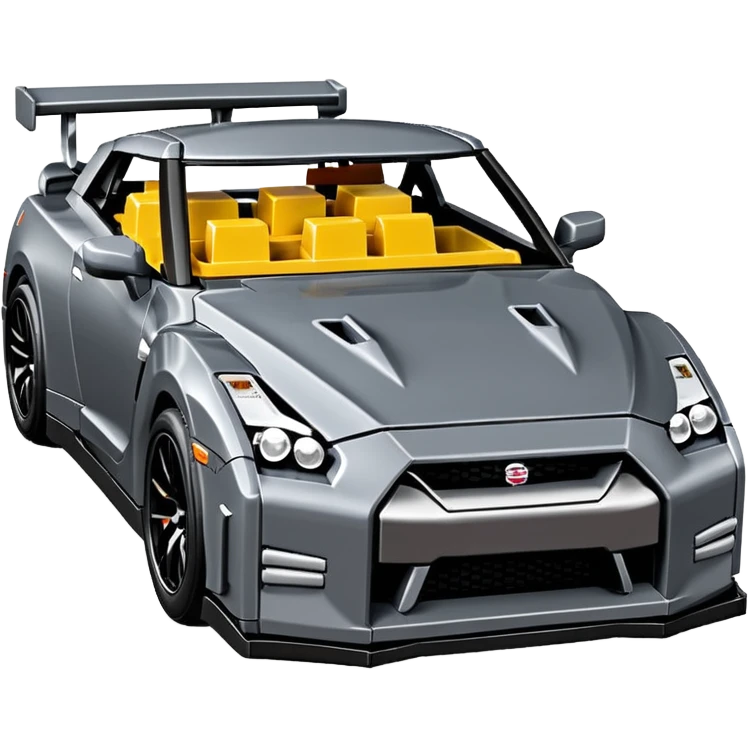 Fait moi une nissan gtr couleur Carbon en lego emoji