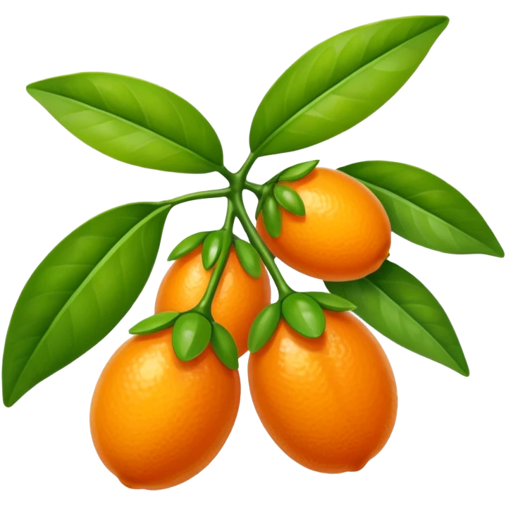Kumquat foliage emoji