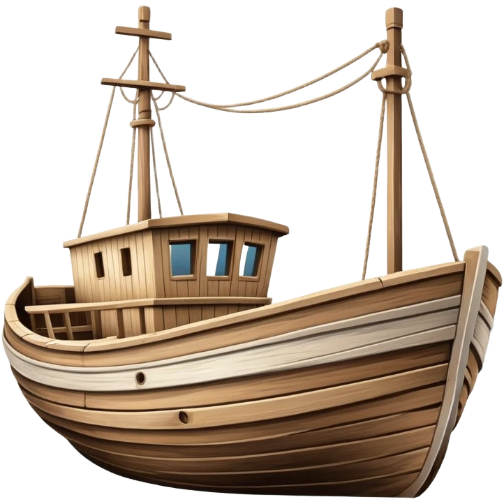portrait of a boat emoji