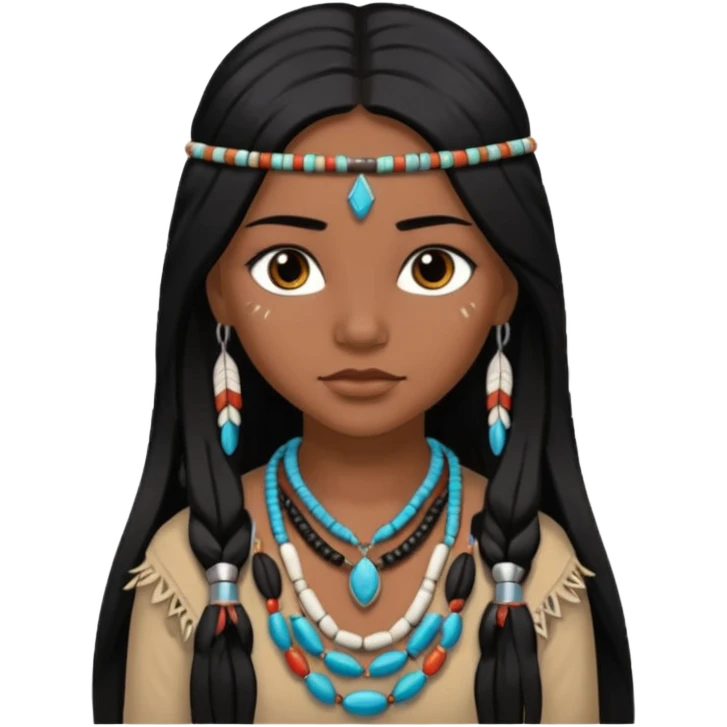 native american girl emoji