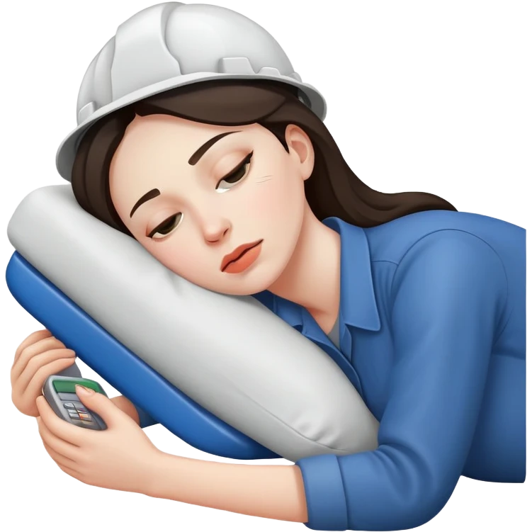 woman labour worker passed out emoji