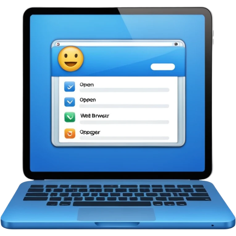 web browser emoji