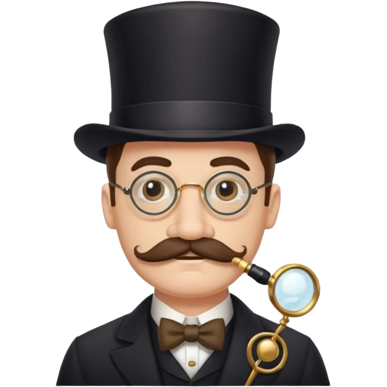 mustache monocle movember emoji
