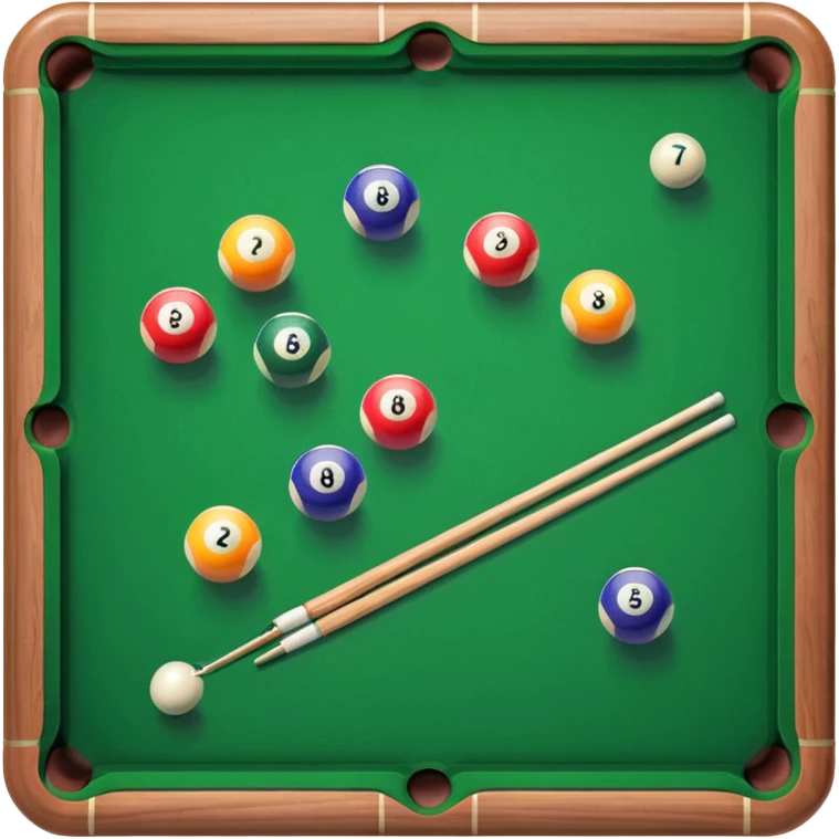 Pool table emoji