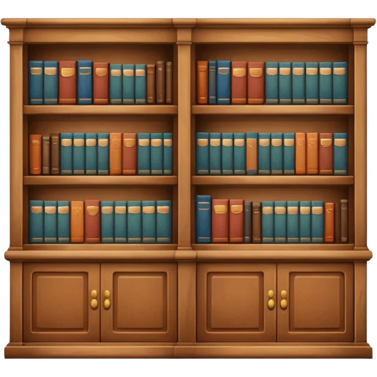 library aestetic emoji