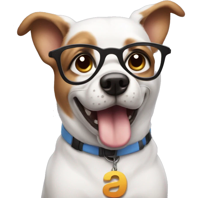 nerd dog with one finger up saying "actually" emoji