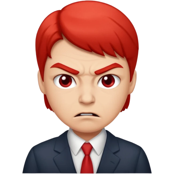 Business secretary is angry emoji