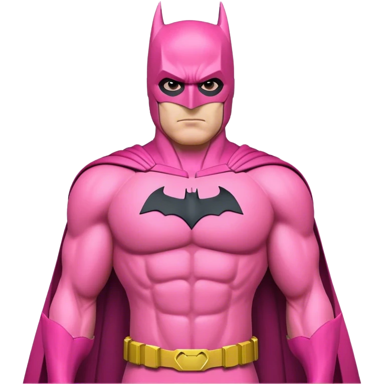 Pink batman emoji