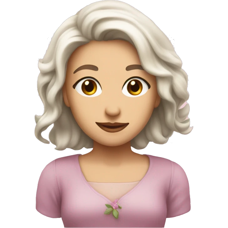 розовое сердце  emoji
