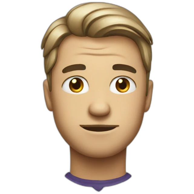 Man shaking his hand under his neck looking disappointed  emoji