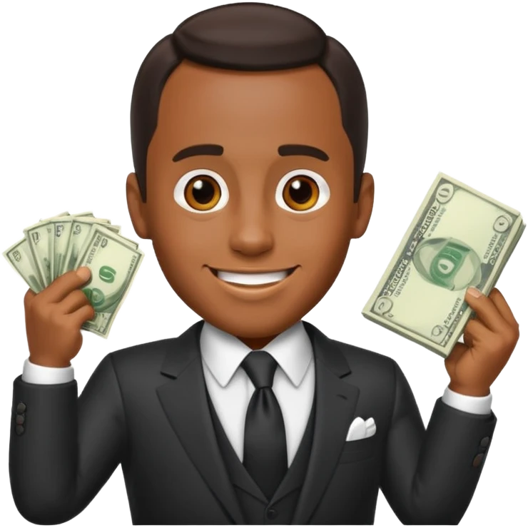 diddy spreading money emoji