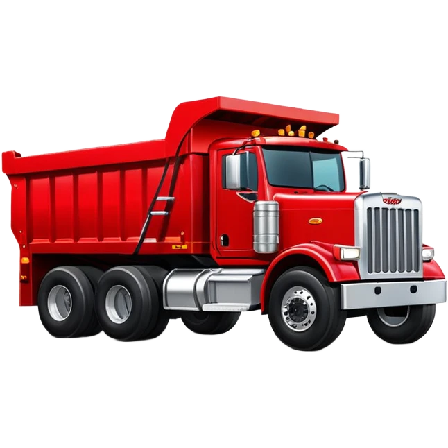 Peterbilt dump truck  emoji