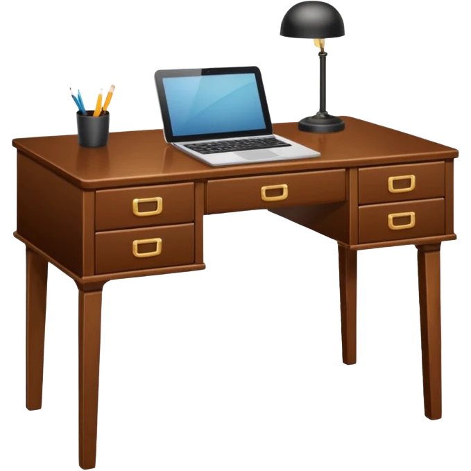 Writing desk emoji