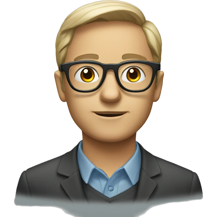 telegram with glasses emoji