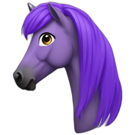 purple pony radio station sound music emoji