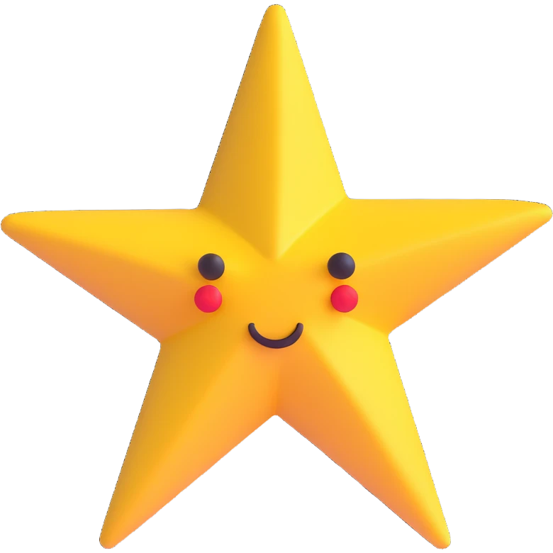 Star pink  emoji