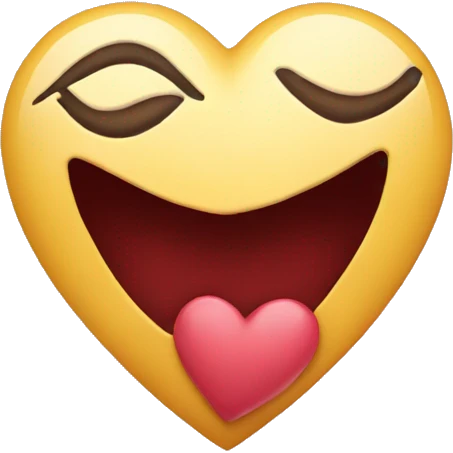 Heart with kiss emoji