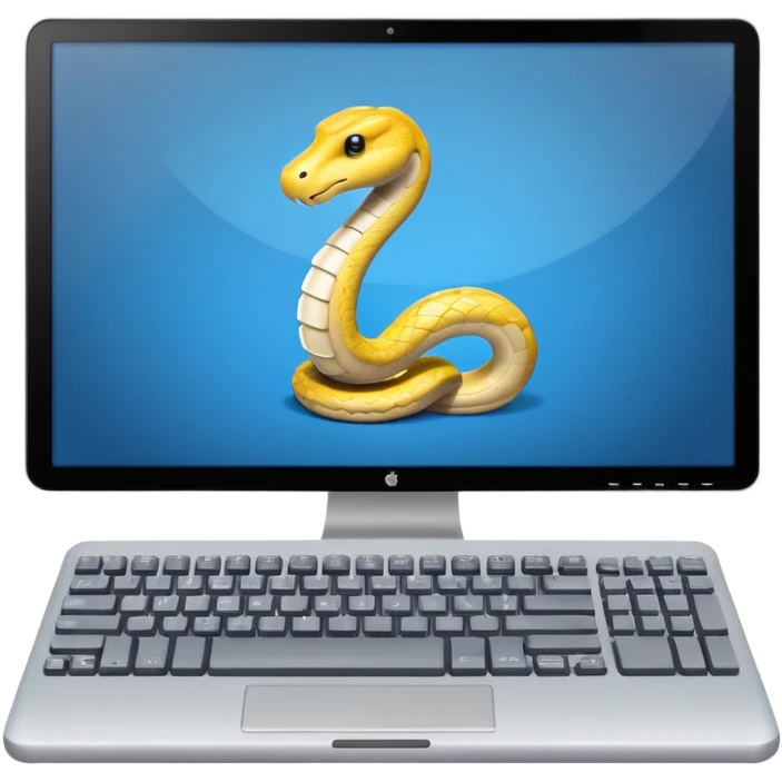 Python coding screen emoji