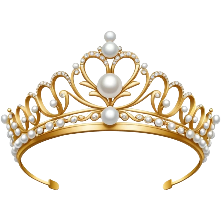 white tiara  emoji