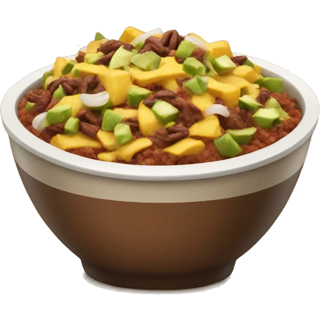 Chipotle bowl emoji