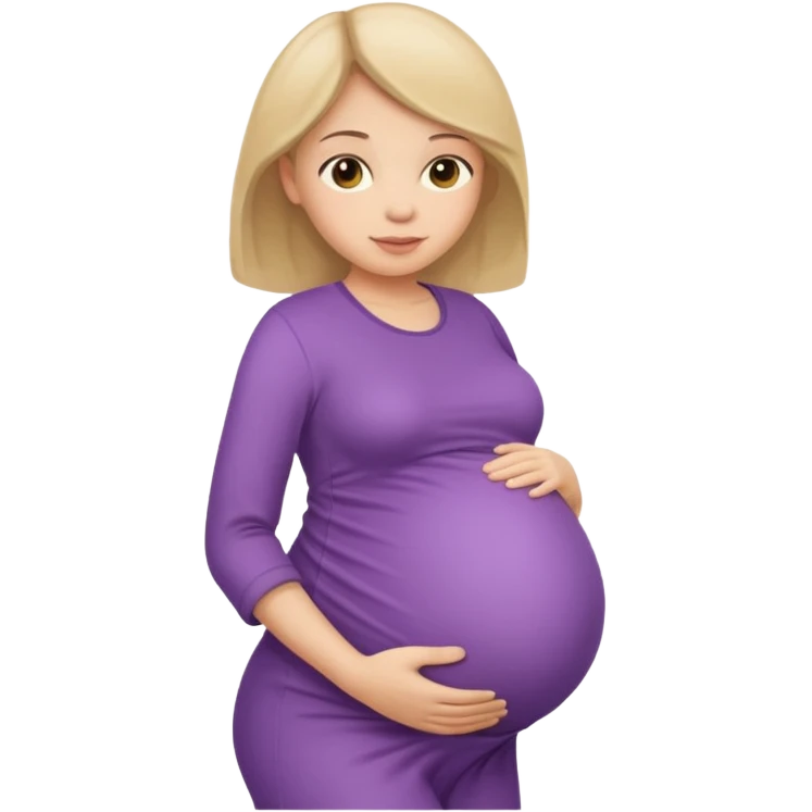A girl pregnant full body, please. emoji
