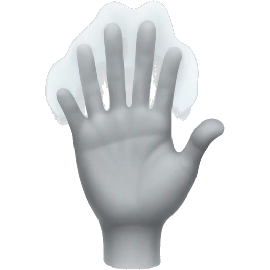 ghost hands emoji