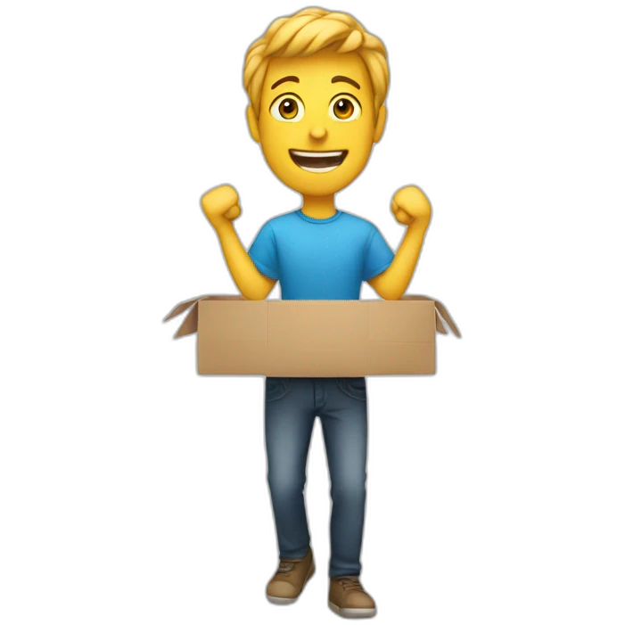 Person winning emoji