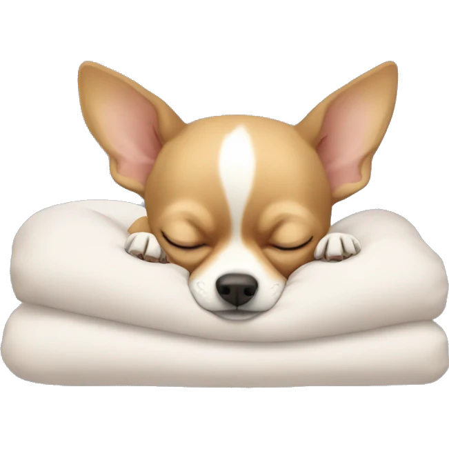 Sleeping Chihuahua ￼  emoji