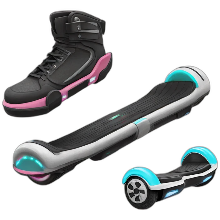 Hoverboard back to the future emoji