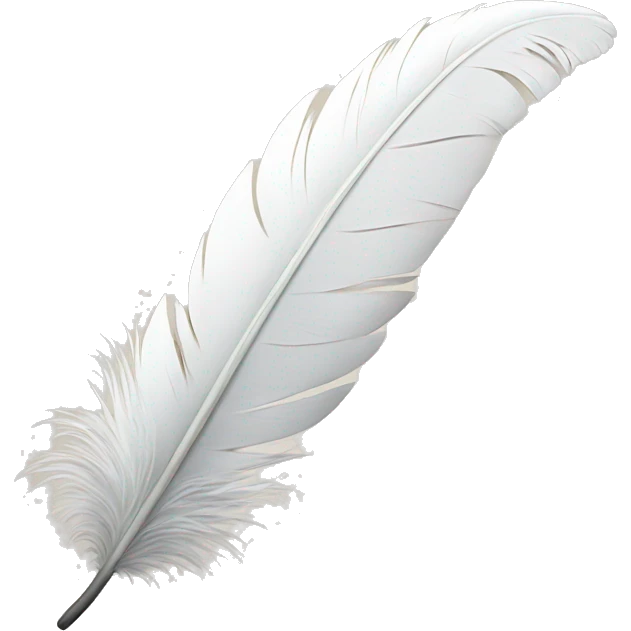 White feather  emoji