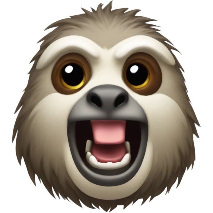 angry sloth emoji