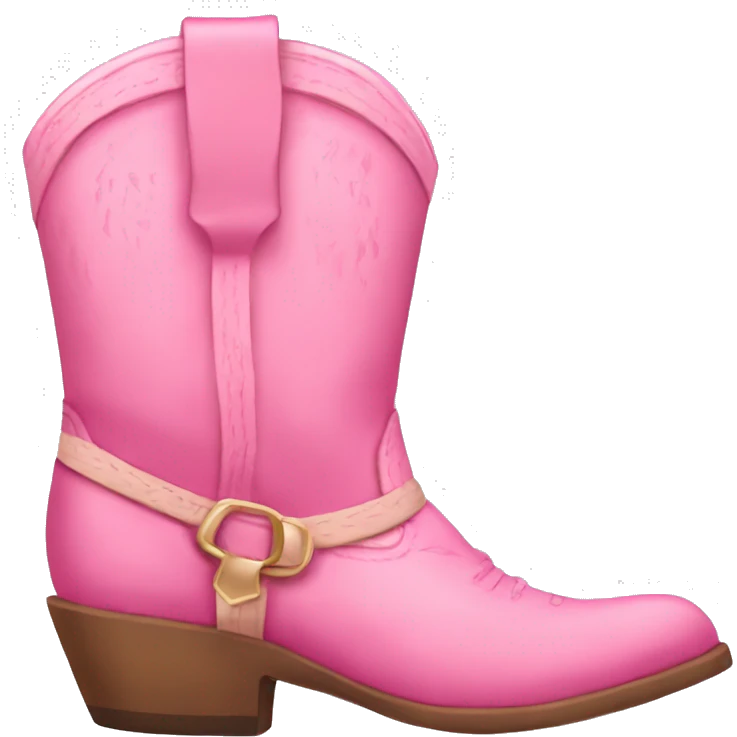 pink cowgirl boots emoji